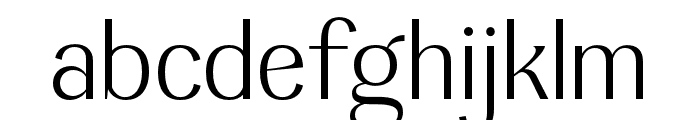 Getishan Light Font LOWERCASE