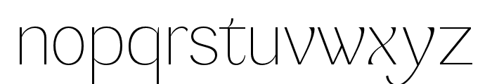 Getishan Thin Font LOWERCASE