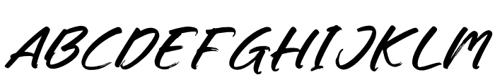 Getsrek Italic Font UPPERCASE