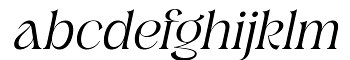 Gevenda-Italic Font LOWERCASE