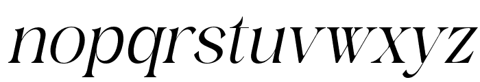 Gevenda-Italic Font LOWERCASE