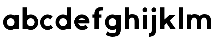 Gexo Sans Bold Font LOWERCASE