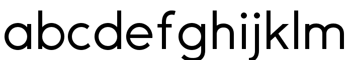 Gexo Sans Regular Font LOWERCASE