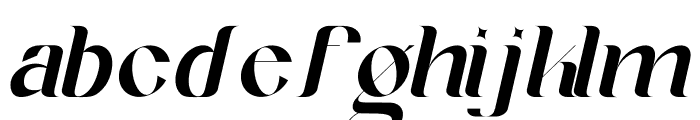 Geyster Italic Font LOWERCASE