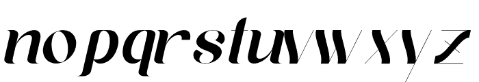 Geyster Italic Font LOWERCASE