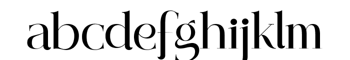 Ghabril Font LOWERCASE