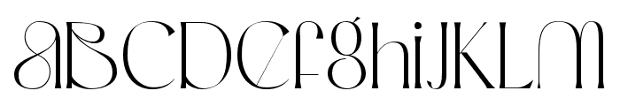 Ghafina-Regular Font LOWERCASE