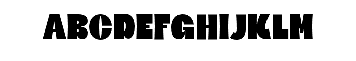 Ghafy-Regular Font UPPERCASE