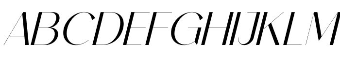 Ghakity Italic Font UPPERCASE