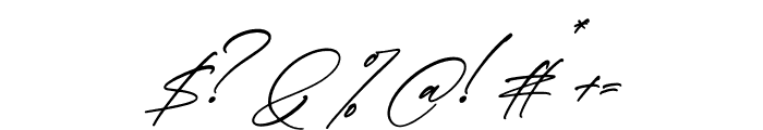 Ghalisha Italic Font OTHER CHARS