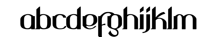 Ghallore Regular Font LOWERCASE