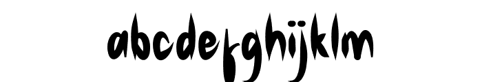 Ghambang Font LOWERCASE