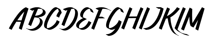 Ghamfix Font UPPERCASE