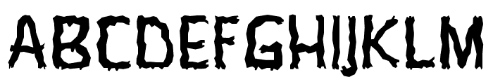 Ghastly Haunt Regular Font UPPERCASE