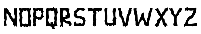 Ghastly Haunt Regular Font UPPERCASE