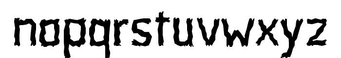 Ghastly Haunt Regular Font LOWERCASE