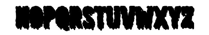 Ghastly Sans Shadow Font UPPERCASE