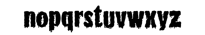 Ghastly Sans Font LOWERCASE