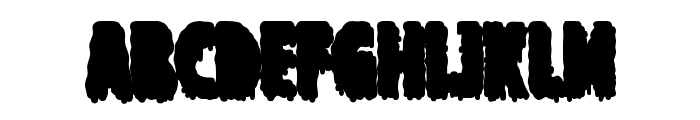 GhastlySans-Shadow Font UPPERCASE