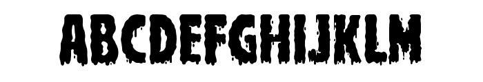 GhastlySans Font UPPERCASE