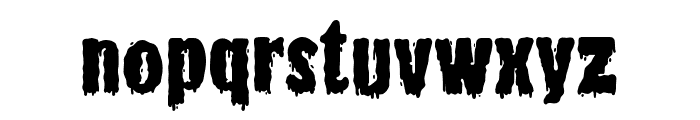 GhastlySans Font LOWERCASE