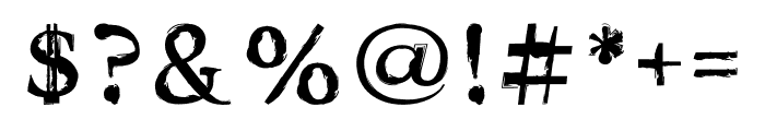 Ghayal-Regular Font OTHER CHARS