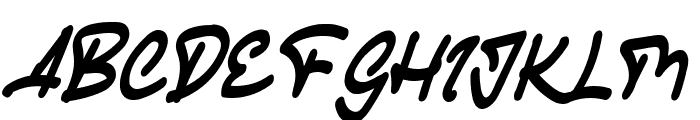 Gheamarker Font UPPERCASE