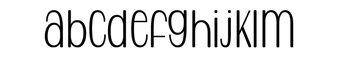 Gheby Font LOWERCASE