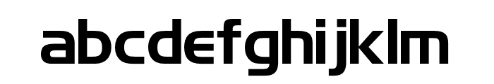 Gheliq Font LOWERCASE