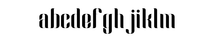 Ghenic Font UPPERCASE