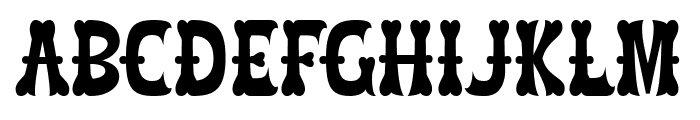 Gherry Font UPPERCASE