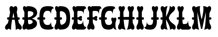 Gherry Font LOWERCASE