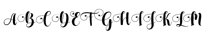 Gheysha-Regular Font UPPERCASE