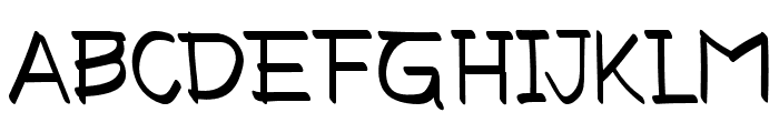 Ghibahri Font UPPERCASE