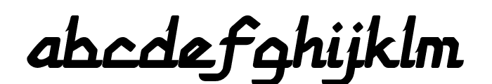 Ghibran-Italic Font LOWERCASE