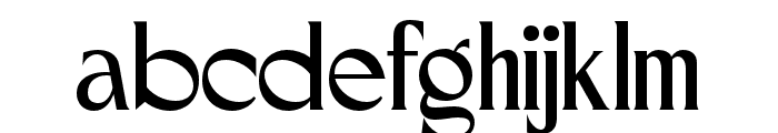 Ghilbe-Regular Font LOWERCASE