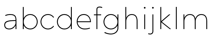 Ghino-Thin Font LOWERCASE
