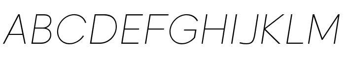 Ghino-Thintalic Font UPPERCASE