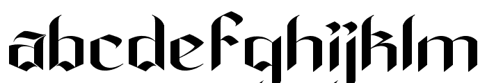 Ghoes Balley Regular Font LOWERCASE
