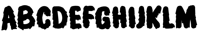 Ghoss Font UPPERCASE