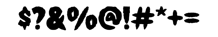 Ghost Baster Font OTHER CHARS