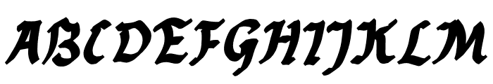 Ghost Battle Font UPPERCASE