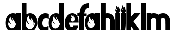 Ghost Blaze Font LOWERCASE