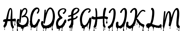 Ghost Blood Font UPPERCASE
