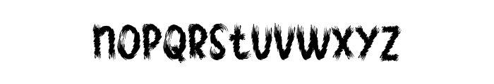 Ghost Cave Font LOWERCASE