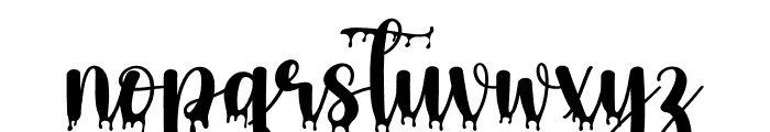Ghost Christmas Font LOWERCASE