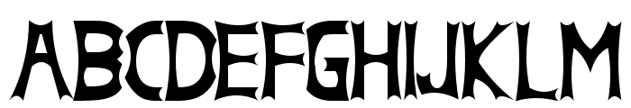 Ghost Demon Font UPPERCASE