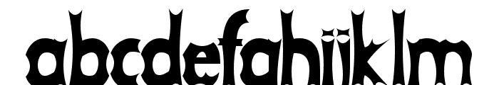 Ghost Demon Font LOWERCASE