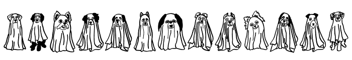 Ghost Dog Font UPPERCASE