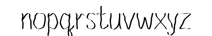 Ghost Ink Font LOWERCASE